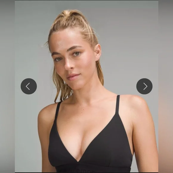NWT Lululemon Black License to Train Triangle Logo Bra, Black - Picture 3 of 8